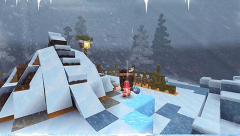 迷你世界雪块怎么穿[图2]