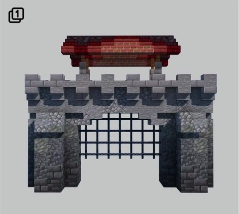 我的世界围墙怎么做[图2]