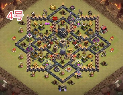 部落冲突9本回字阵怎么打[图1]